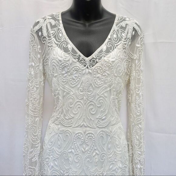 Anthropologie x LARA Channing Beaded Mini Dress - Picture 6 of 7